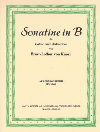 Sonatine Knorr MH 61022 Knorr 648 14 Sonatine Knorr MH 61022 Knorr 648 14